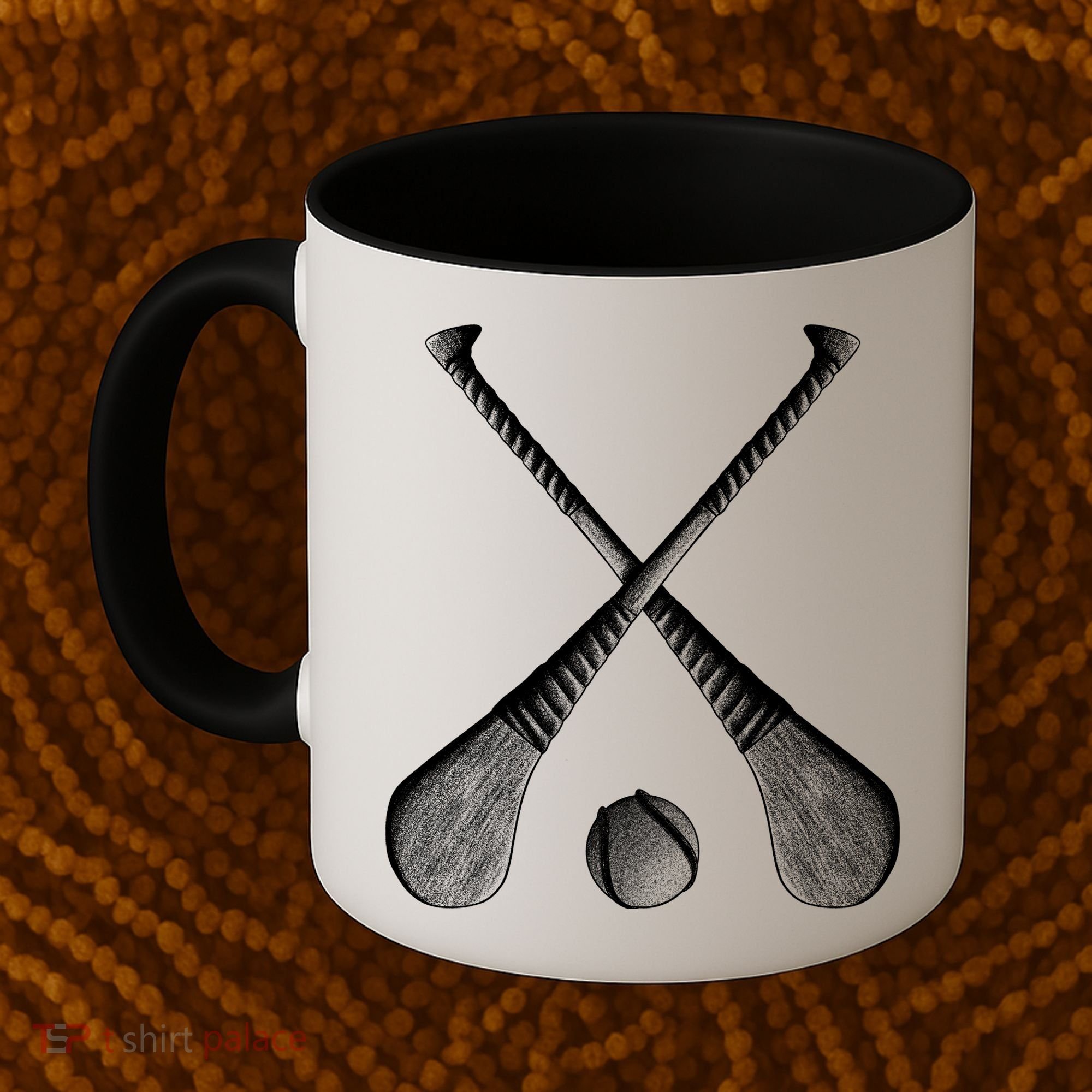 Crossed Hurling Bats Coffee Mug