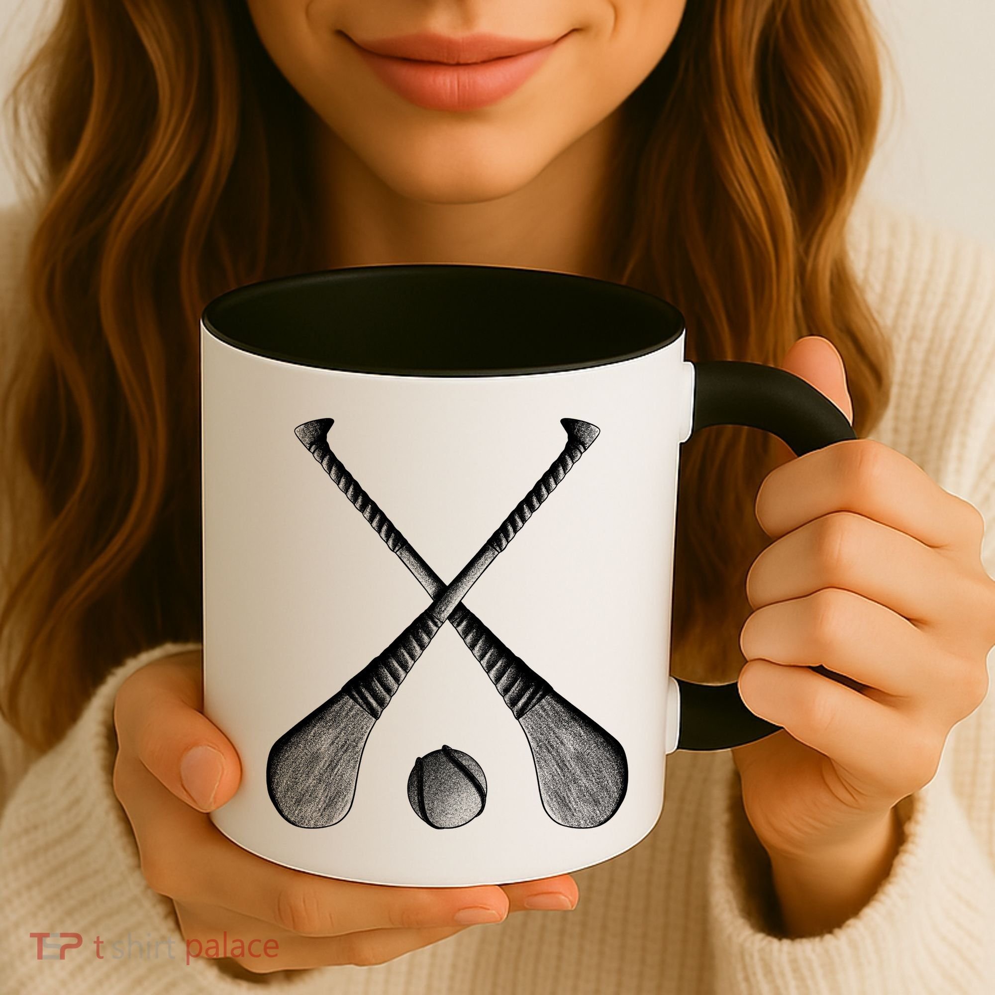 Crossed Hurling Bats Coffee Mug
