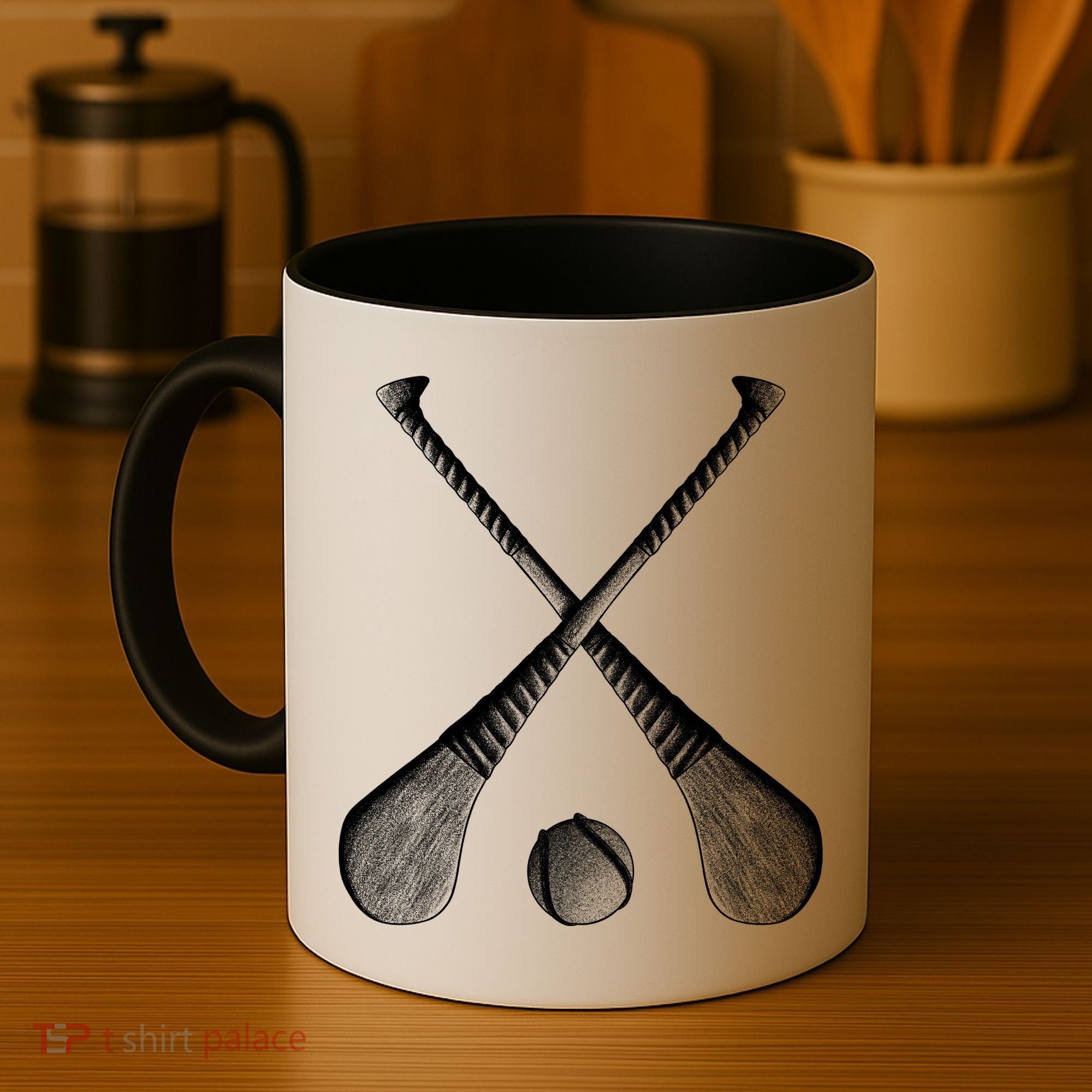 Crossed Hurling Bats Coffee Mug