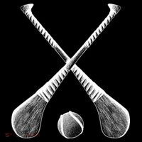 Crossed Hurling Bats Ornament thumb 1