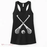 Crossed Hurling Bats Women's Tank Top thumb 0