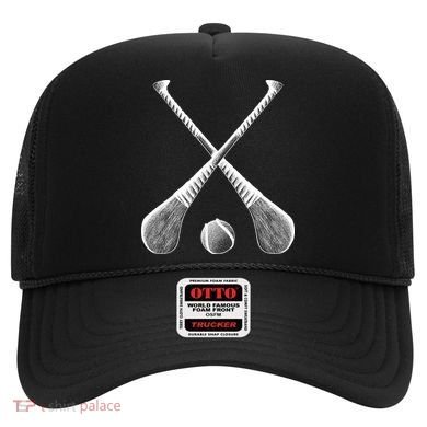 Crossed Hurling Bats Hat