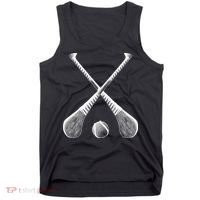 Crossed Hurling Bats Tank Top thumb 0
