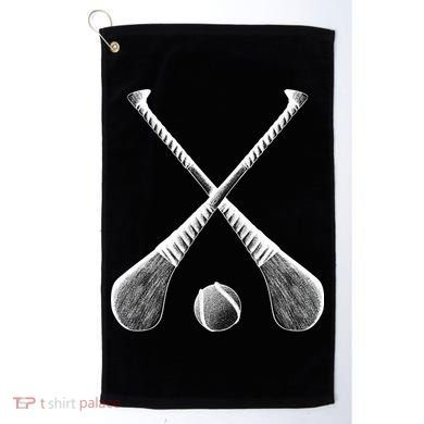 Crossed Hurling Bats Golf Towel