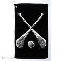Crossed Hurling Bats Golf Towel thumb 0
