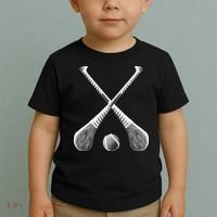 Crossed Hurling Bats Toddler T-Shirt thumb 2