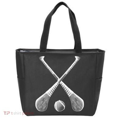 Crossed Hurling Bats Tote Bag