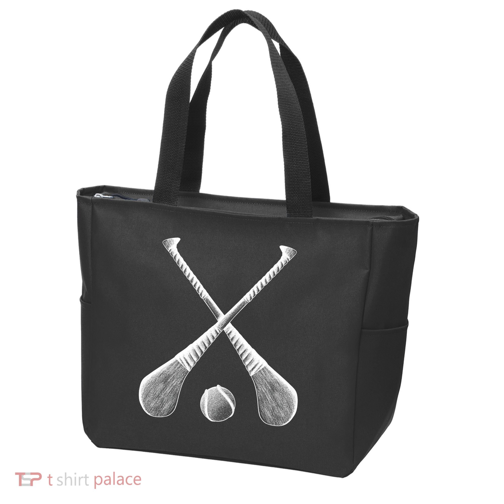 Crossed Hurling Bats Tote Bag