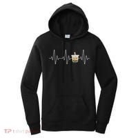 Cute Heartbeat Bubble Tea Boba Milk Tea Kawaii Gift Idea Women's Hoodie thumb 0