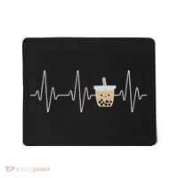 Cute Heartbeat Bubble Tea Boba Milk Tea Kawaii Gift Idea Mousepad thumb 0