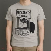 Cat Hissing Booth Free Hisses T-Shirt thumb 3