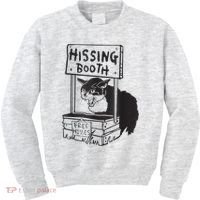 Cat Hissing Booth Free Hisses Kids Sweatshirt thumb 0