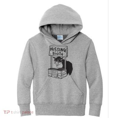 Cat Hissing Booth Free Hisses Kids Hoodie