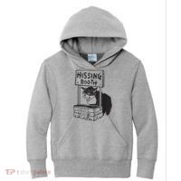 Cat Hissing Booth Free Hisses Kids Hoodie thumb 0