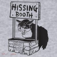 Cat Hissing Booth Free Hisses Women's Sweatshirt thumb 2