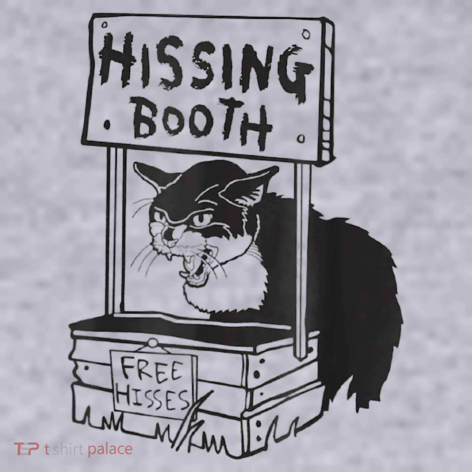 Cat Hissing Booth Free Hisses Women's Sweatshirt