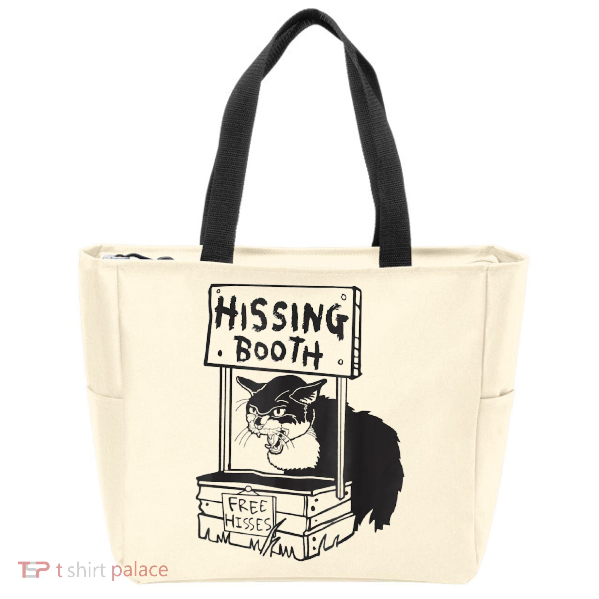 Cat Hissing Booth Free Hisses Tote Bag
