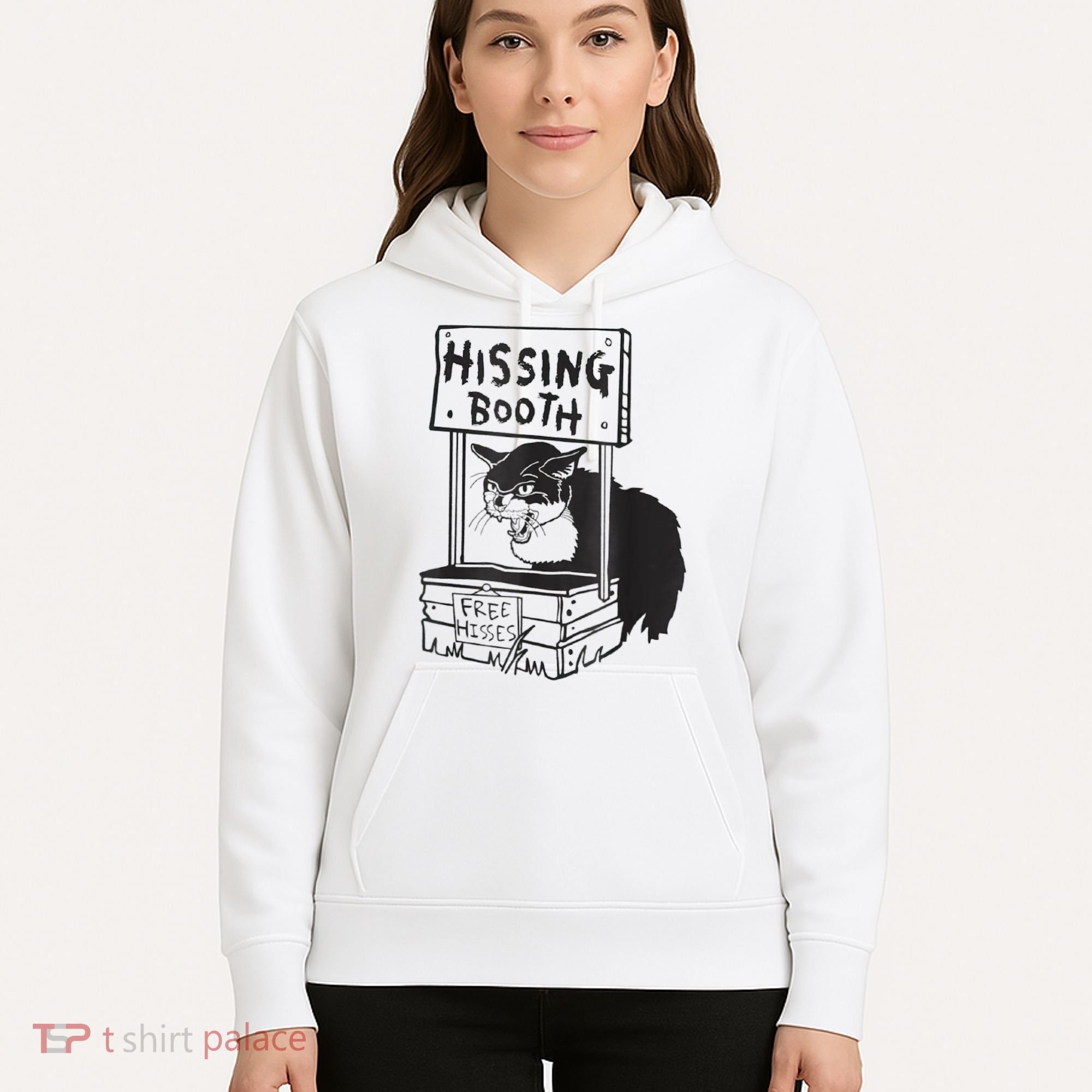 Cat Hissing Booth Free Hisses Hoodie