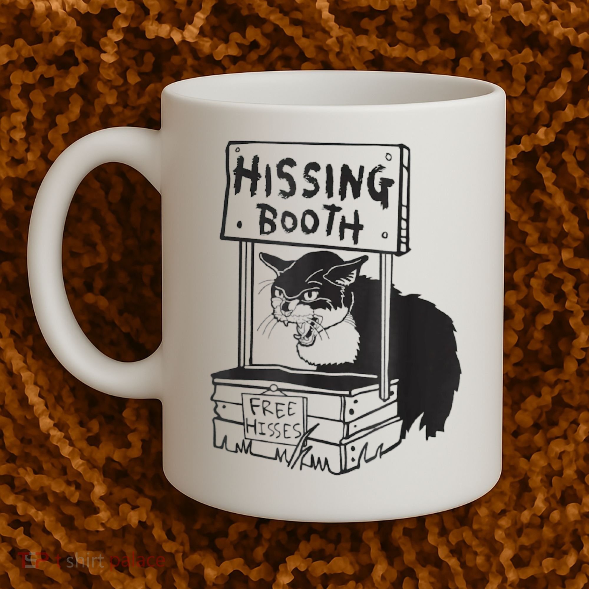 Cat Hissing Booth Free Hisses Coffee Mug