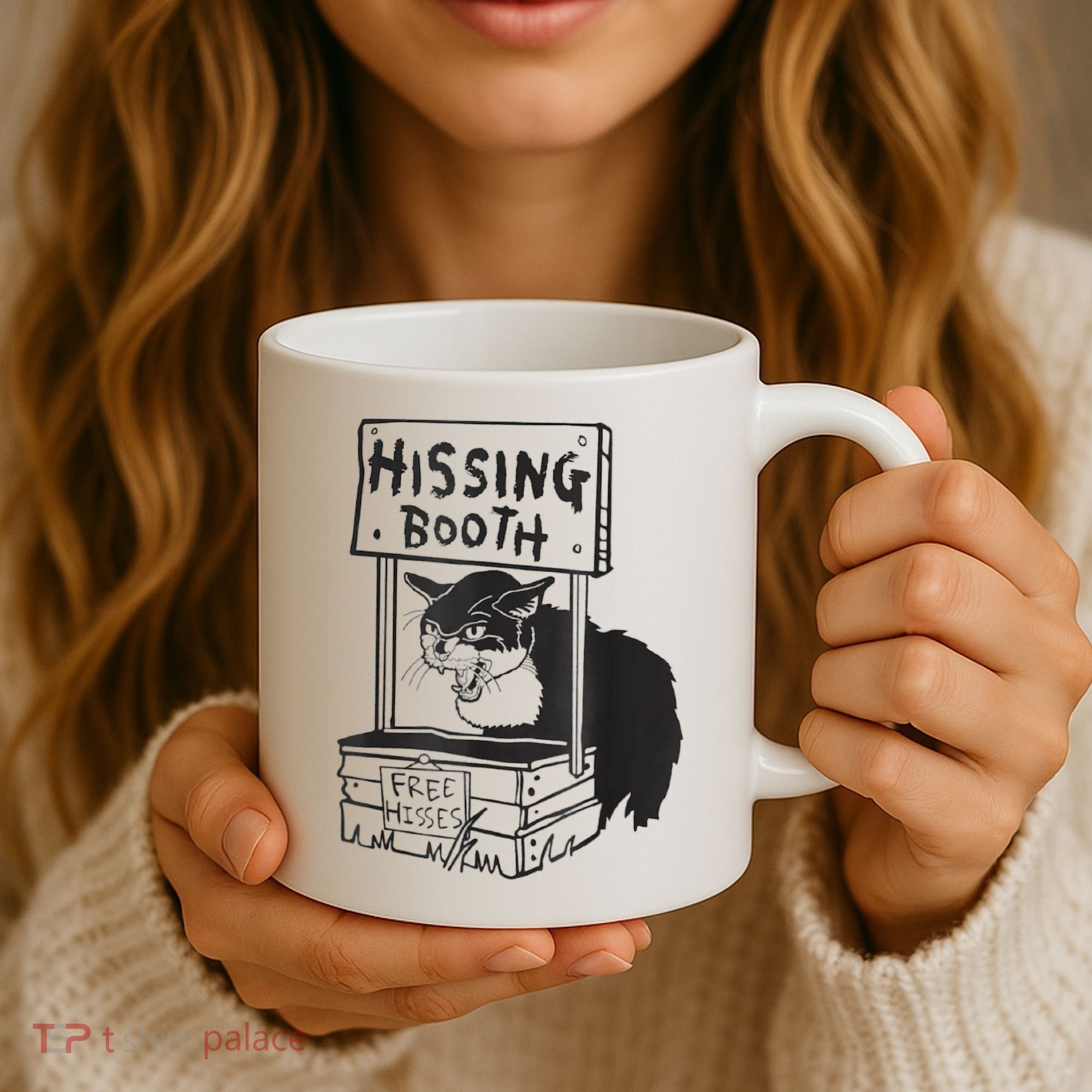 Cat Hissing Booth Free Hisses Coffee Mug