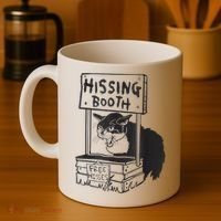 Cat Hissing Booth Free Hisses Coffee Mug thumb 4