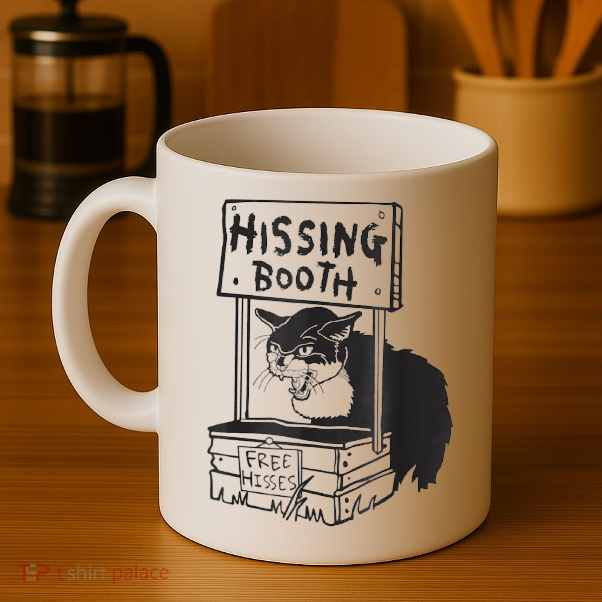 Cat Hissing Booth Free Hisses Coffee Mug