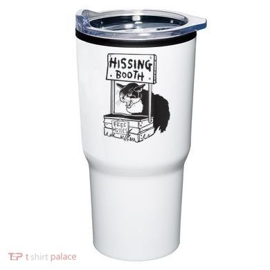 Cat Hissing Booth Free Hisses Tumbler