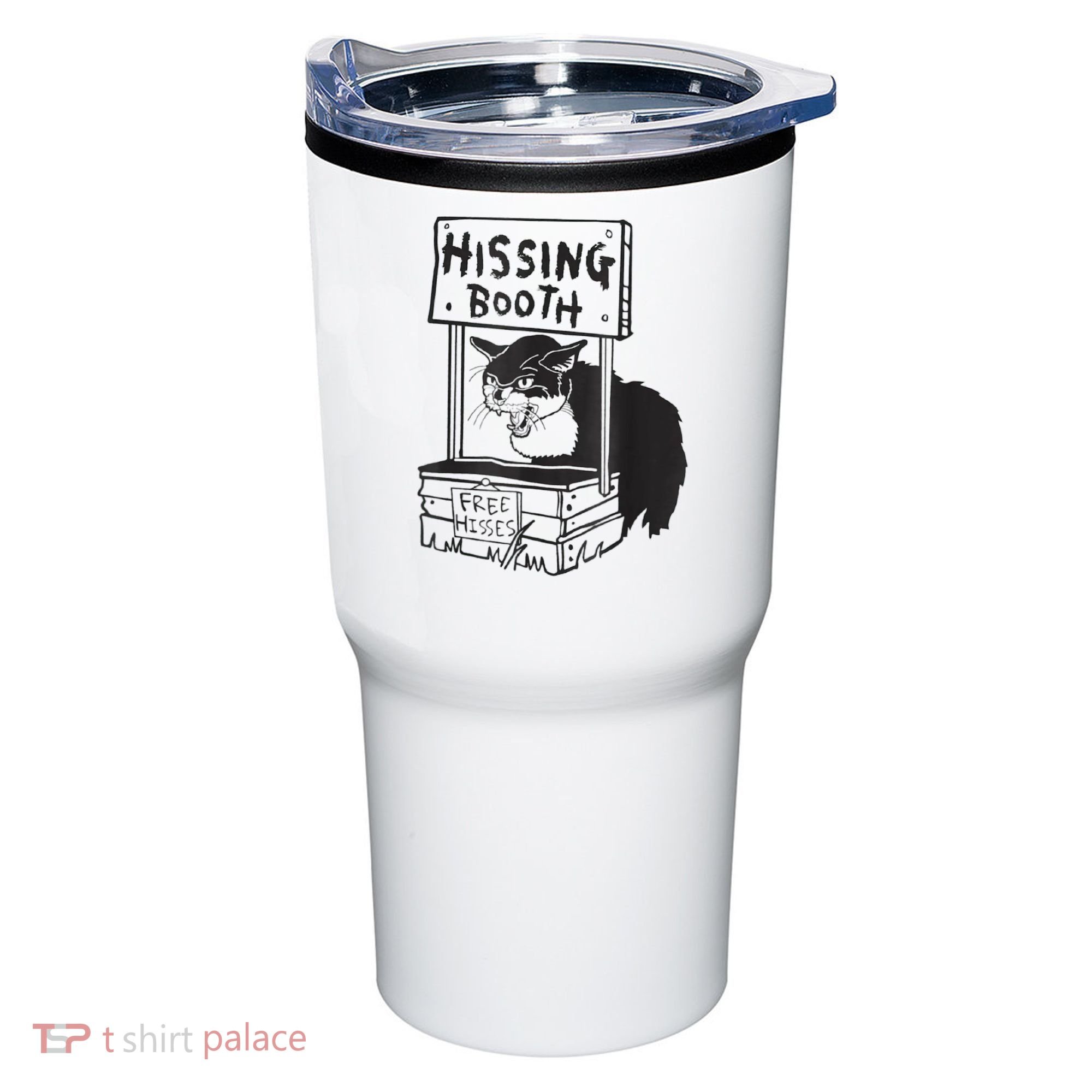 Cat Hissing Booth Free Hisses Tumbler