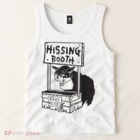 Cat Hissing Booth Free Hisses Tank Top thumb 2