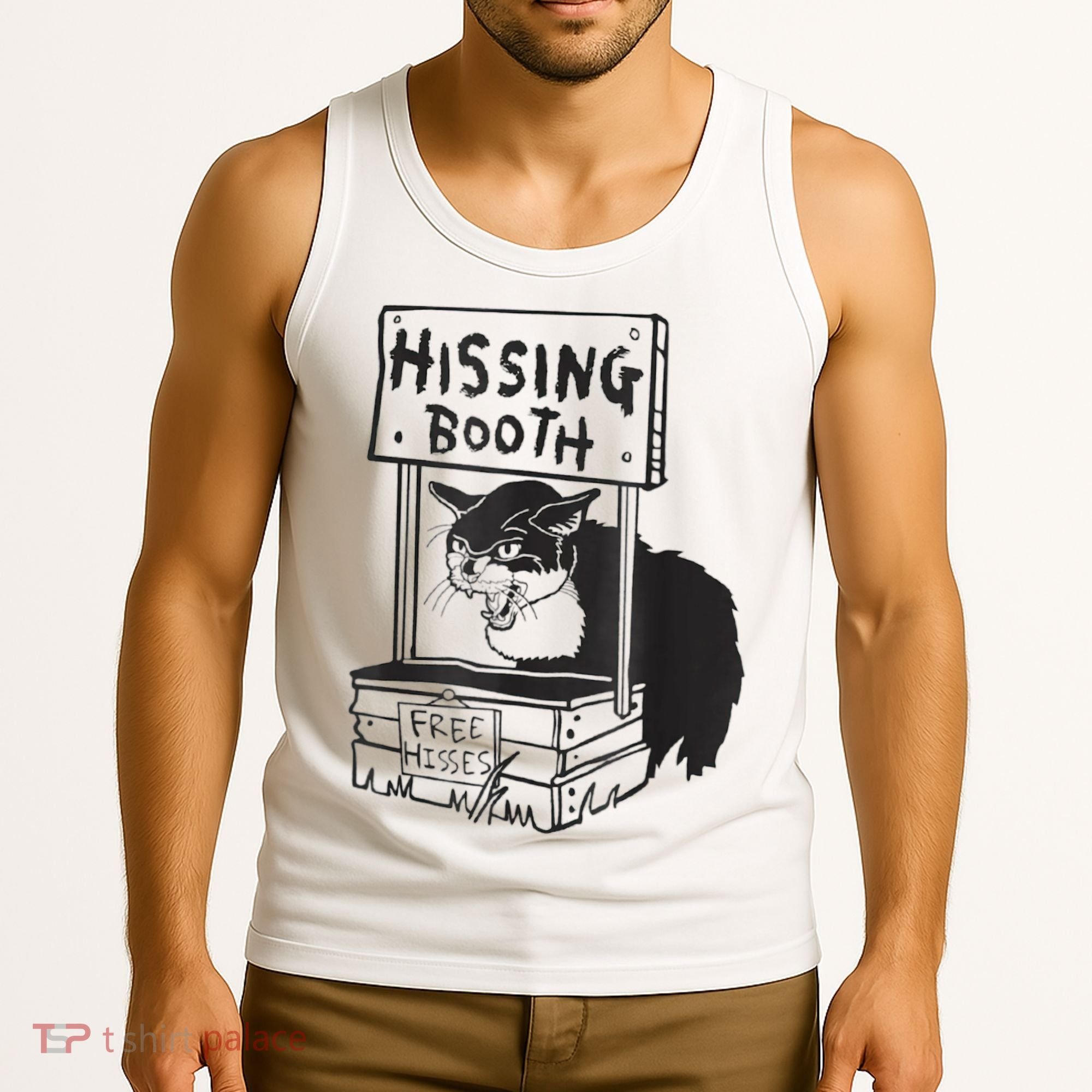 Cat Hissing Booth Free Hisses Tank Top