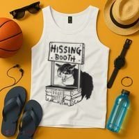 Cat Hissing Booth Free Hisses Tank Top thumb 4