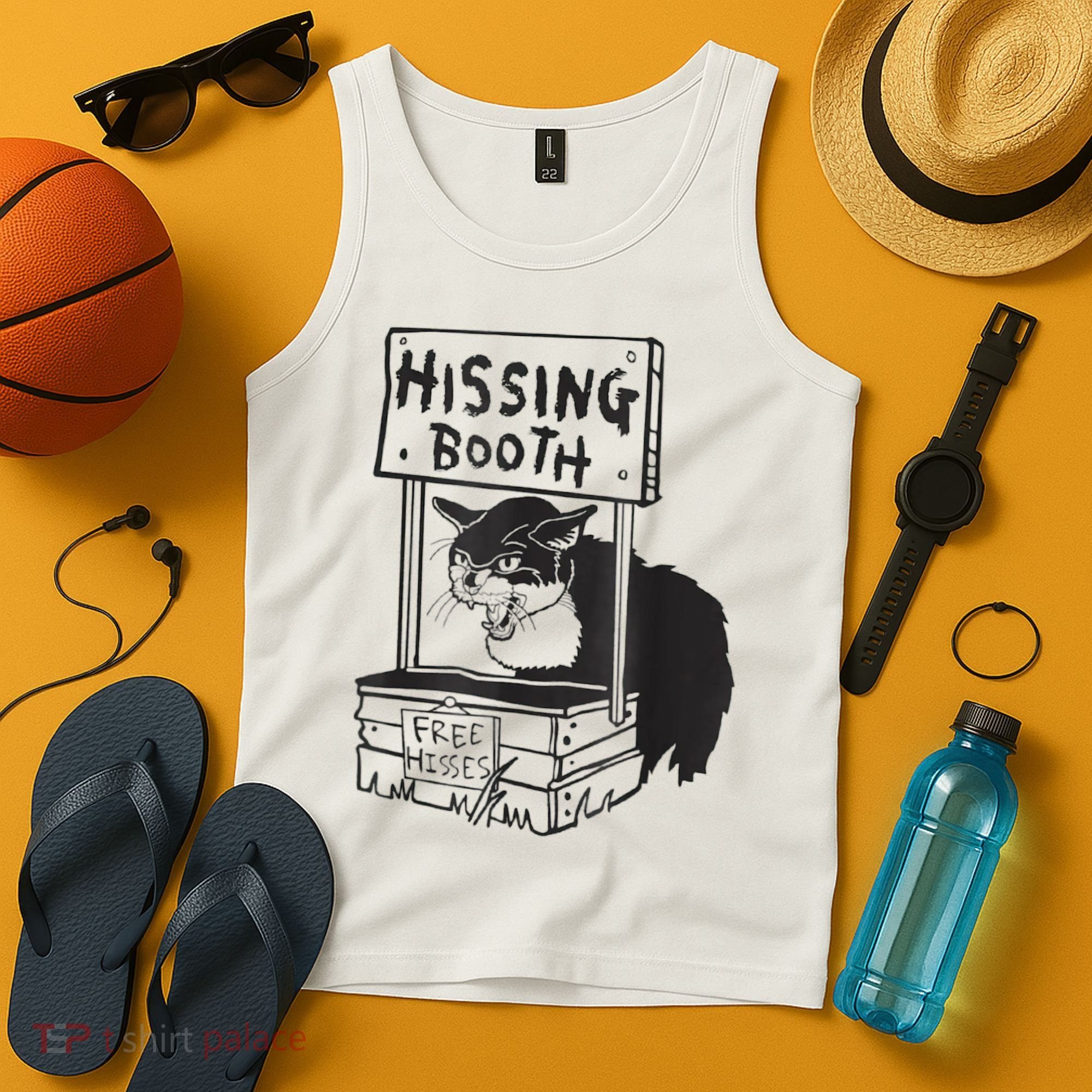 Cat Hissing Booth Free Hisses Tank Top