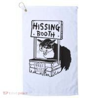 Cat Hissing Booth Free Hisses Golf Towel thumb 0