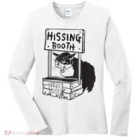 Cat Hissing Booth Free Hisses Women's Long Sleeve Shirt thumb 0
