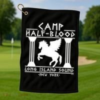 Camp Half Blood Long Island Golf Towel thumb 1