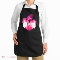 Cute Halloween Breast Cancer Awareness Apron thumb 2