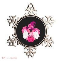 Cute Halloween Breast Cancer Awareness Ornament thumb 0