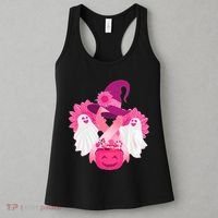 Cute Halloween Breast Cancer Awareness Women's Tank Top thumb 3