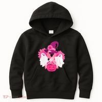 Cute Halloween Breast Cancer Awareness Kids Hoodie thumb 0