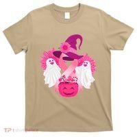 Cute Halloween Breast Cancer Awareness T-Shirt thumb 0