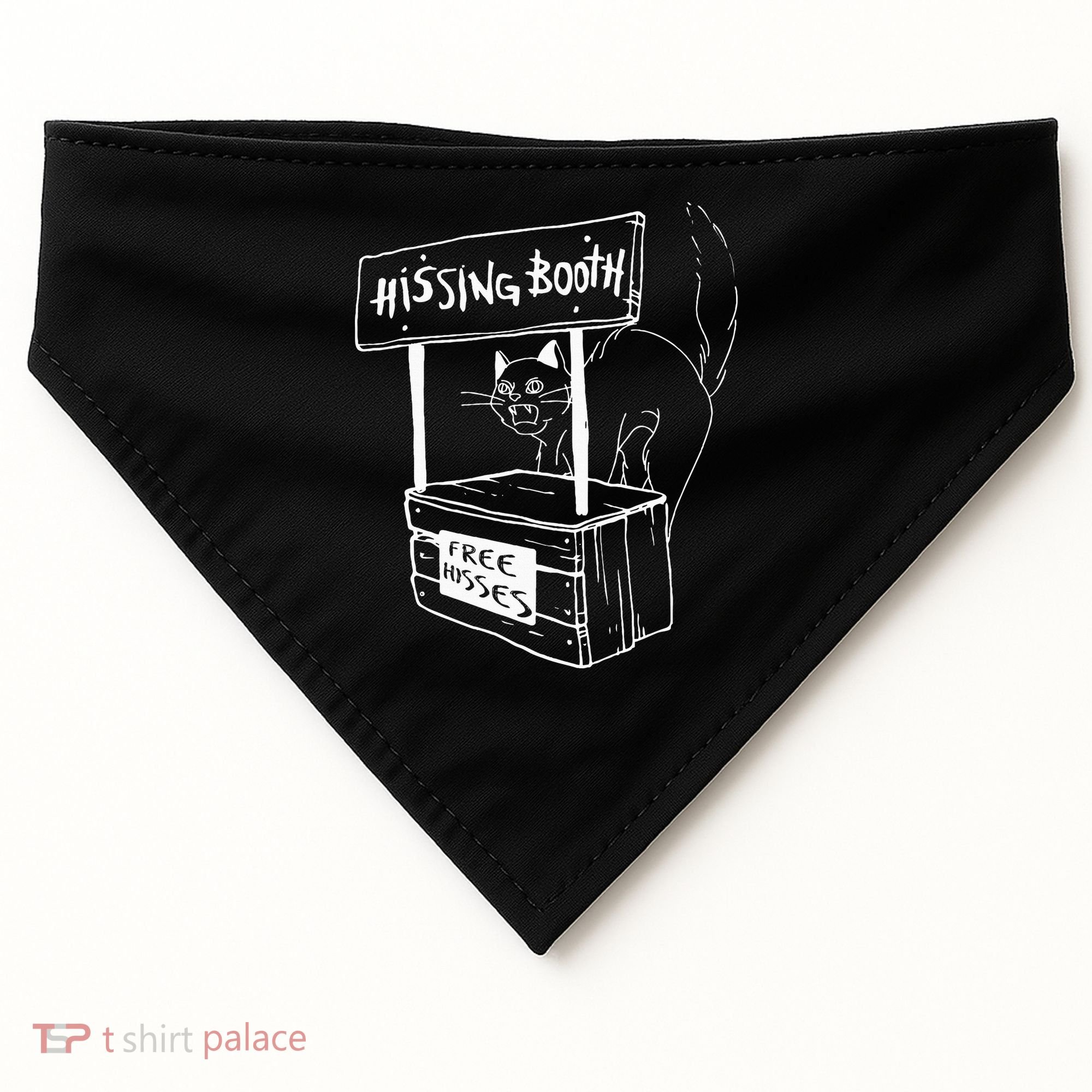 Cat Hissing Booth Free Hisses Memes For Cat Lovers USA-Made Doggie Bandana