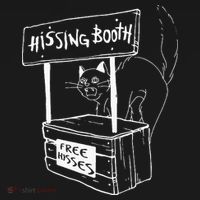 Cat Hissing Booth Free Hisses Memes For Cat Lovers Women's Hoodie thumb 2