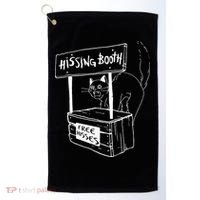 Cat Hissing Booth Free Hisses Memes For Cat Lovers Golf Towel thumb 0
