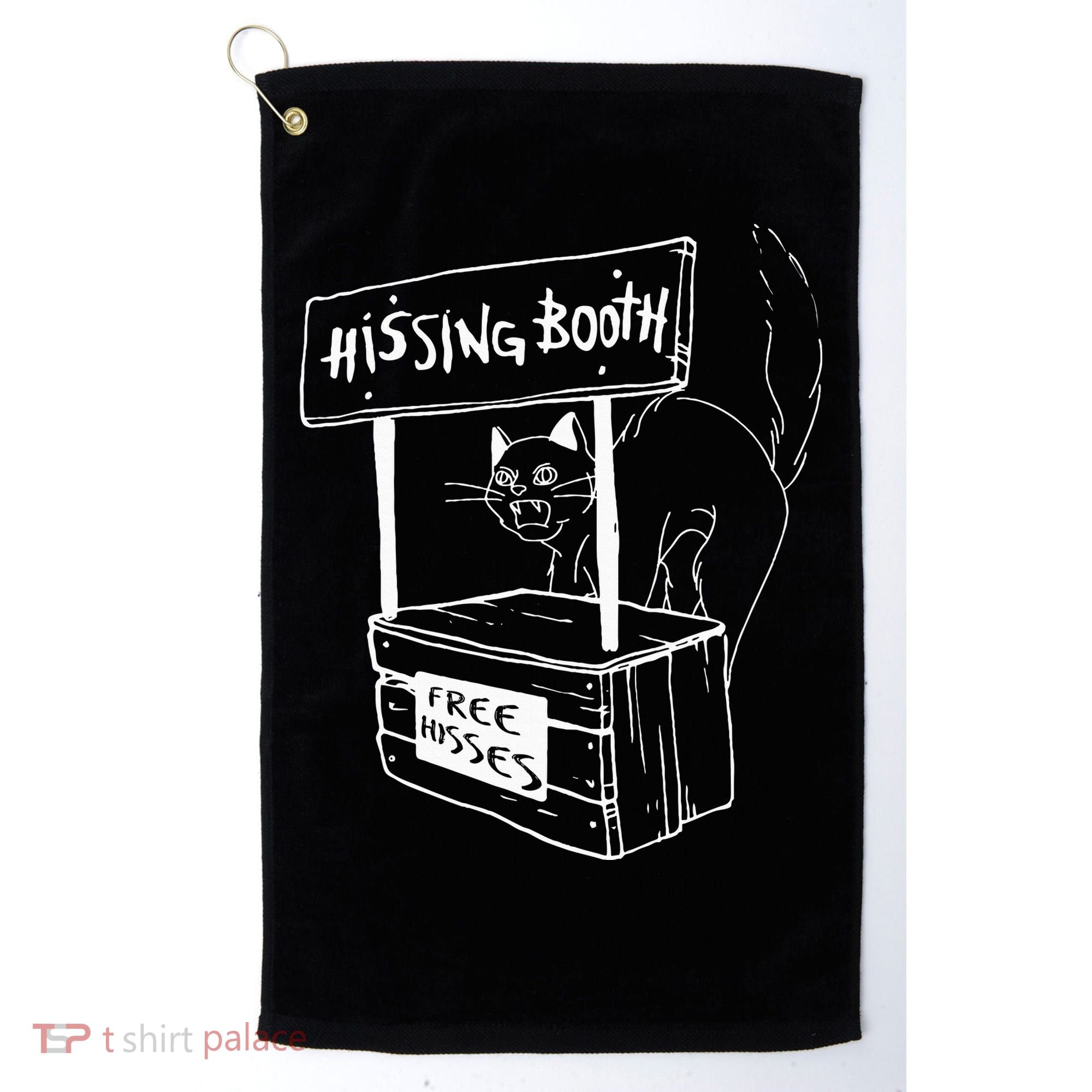 Cat Hissing Booth Free Hisses Memes For Cat Lovers Golf Towel