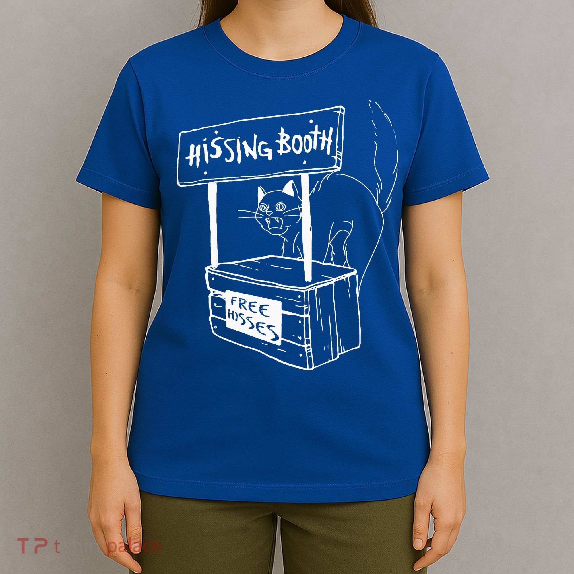 Cat Hissing Booth Free Hisses Memes For Cat Lovers T-Shirt