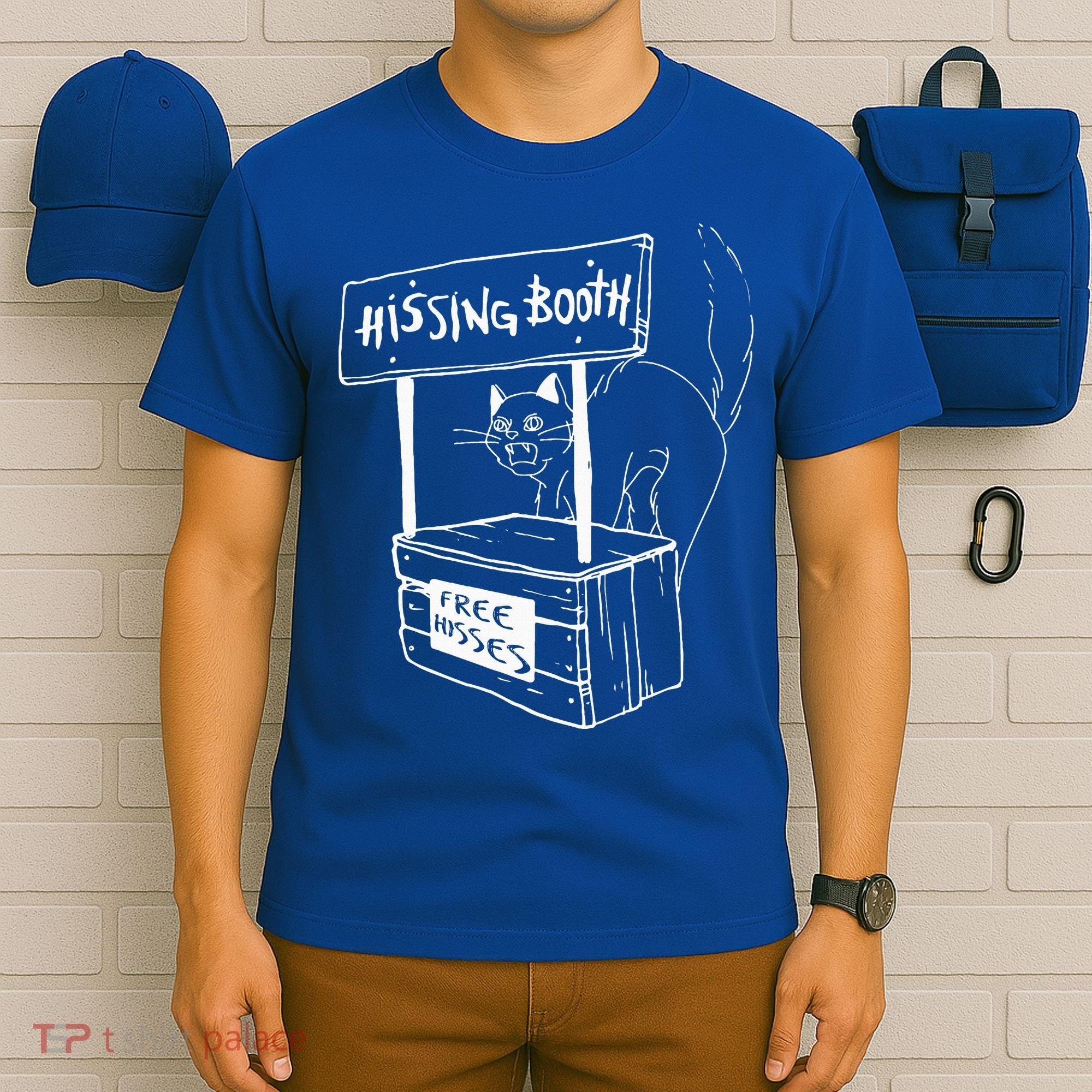 Cat Hissing Booth Free Hisses Memes For Cat Lovers T-Shirt