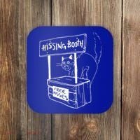 Cat Hissing Booth Free Hisses Memes For Cat Lovers Coaster thumb 0