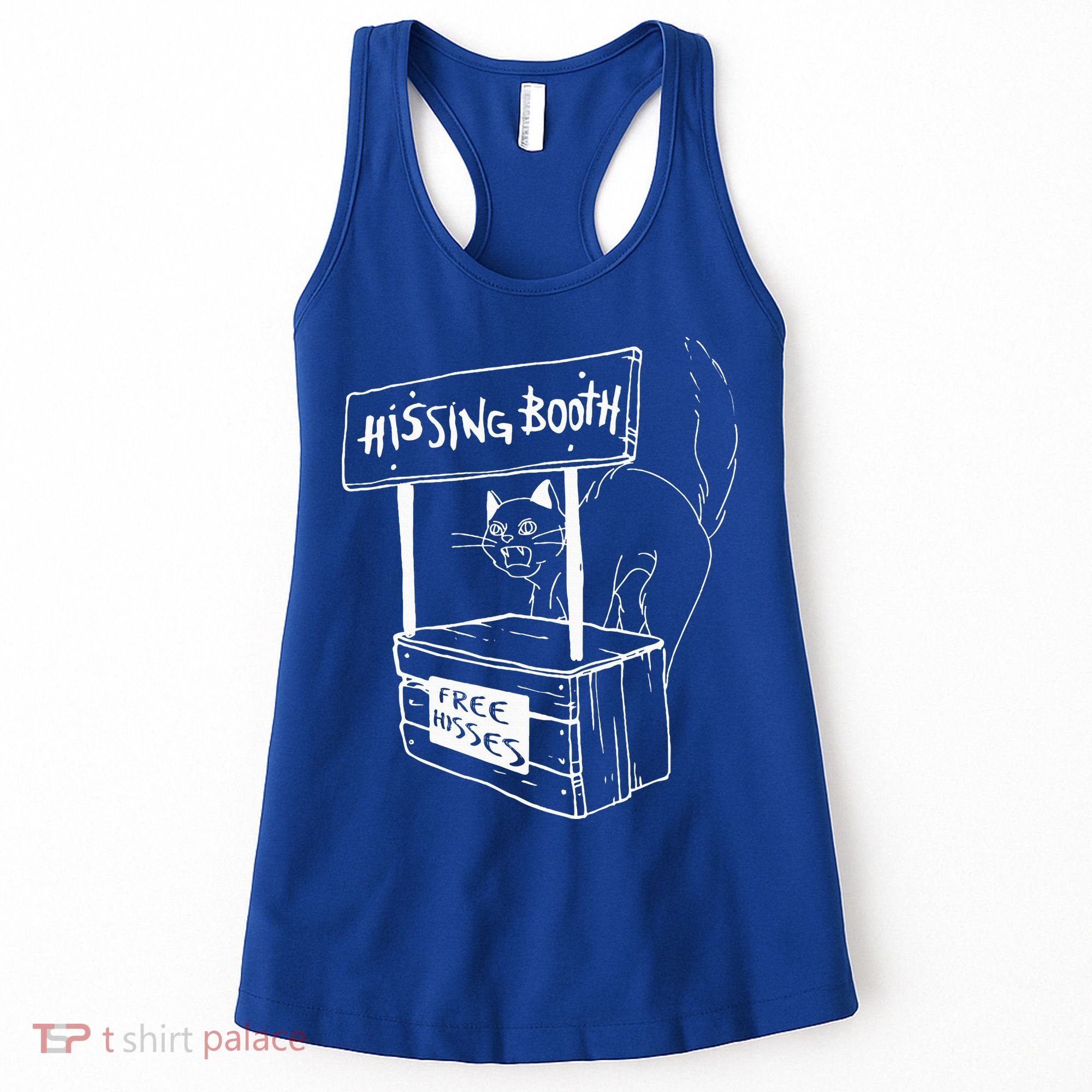 Cat Hissing Booth Free Hisses Memes For Cat Lovers Women's Tank Top