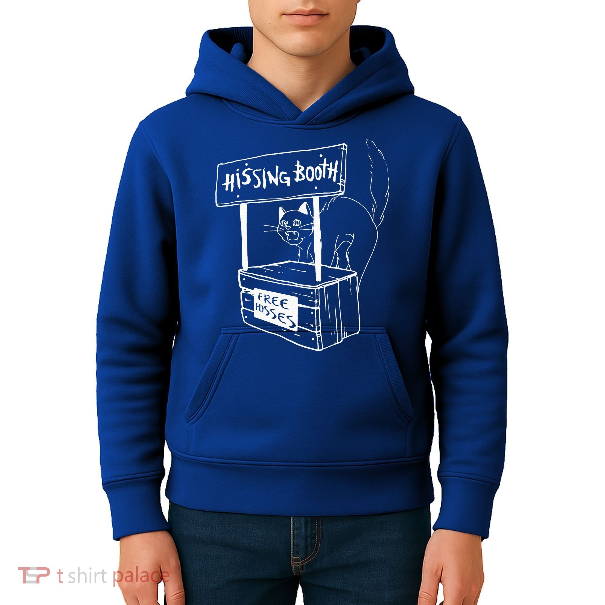 Cat Hissing Booth Free Hisses Memes For Cat Lovers Kids Hoodie