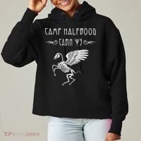 Camp Half blood Cabin Hades Lover Ladies Heavyweight Boxy Pullover Hoodie thumb 0